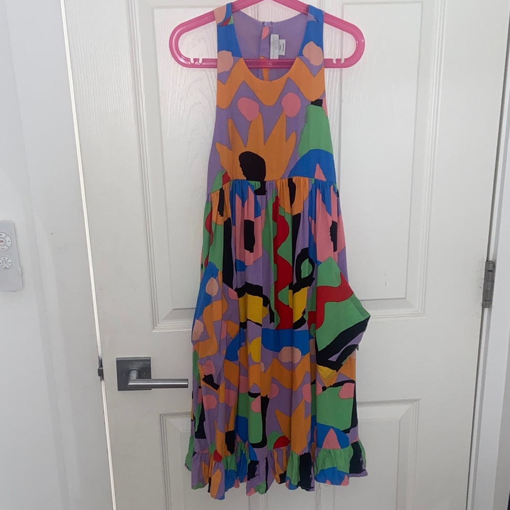 Stella McCartney Kids Multicolor Abstract Dress